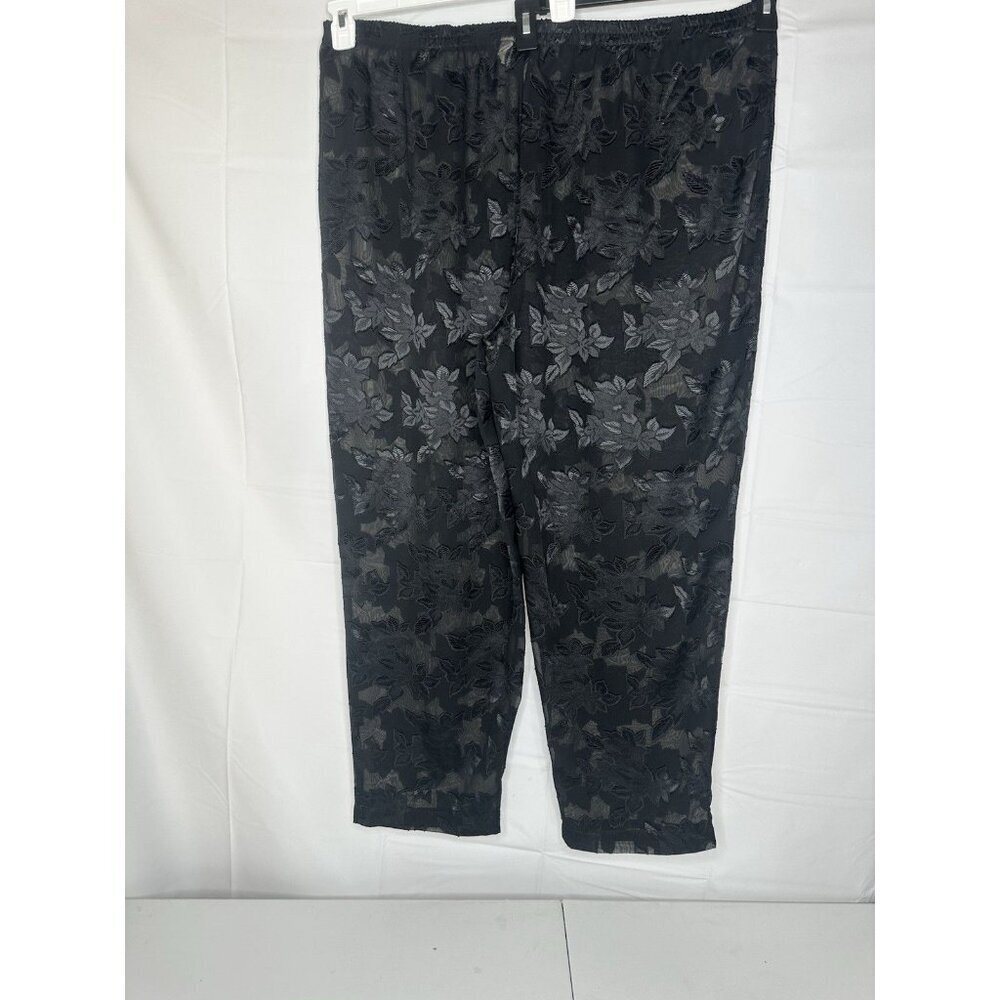 Vintage Gold Label Victoria's Secret Elastic Waist Lounge Pants Black Women’s Xl